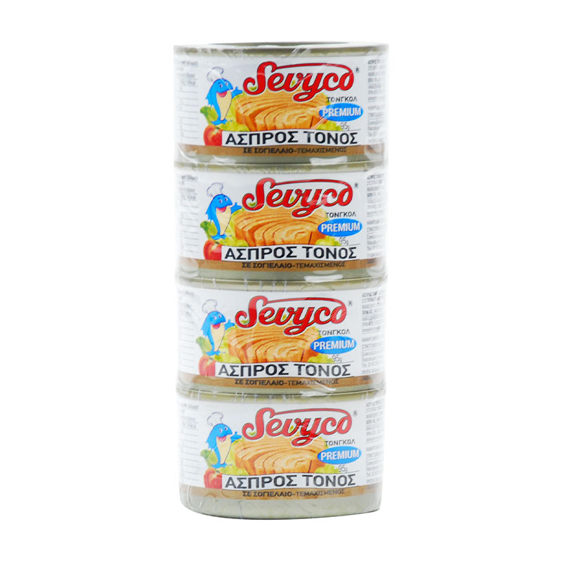 Sevyco White Tuna in Soybean Oil 4x95 g Sevyco White Tuna in Soybean Oil 4x95 g