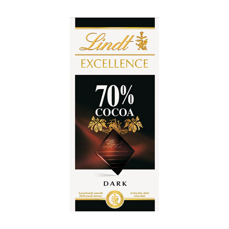 Lindt Excellence Intense Dark Σοκολάτα με 70% Κακάο 100 g Lindt Excellence Intense Dark Σοκολάτα με 70% Κακάο 100 g