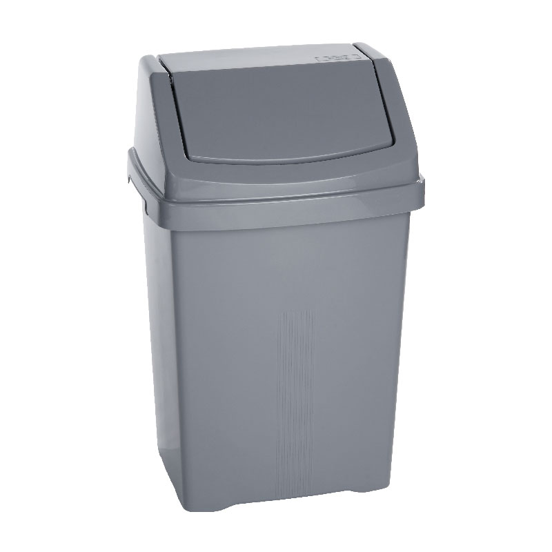 Wham Swing Bin Silver 50 L Wham Swing Bin Silver 50 L