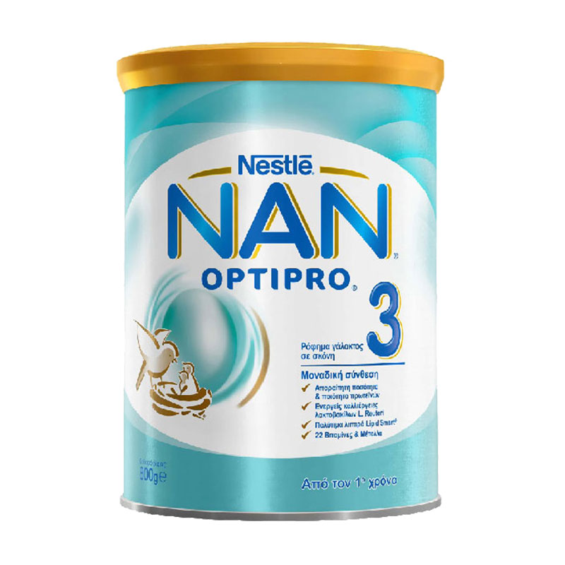 Nestle Nan Optipro Baby Formula Milk Powder No3 800 g Nestle Nan Optipro Baby Formula Milk Powder No3 800 g