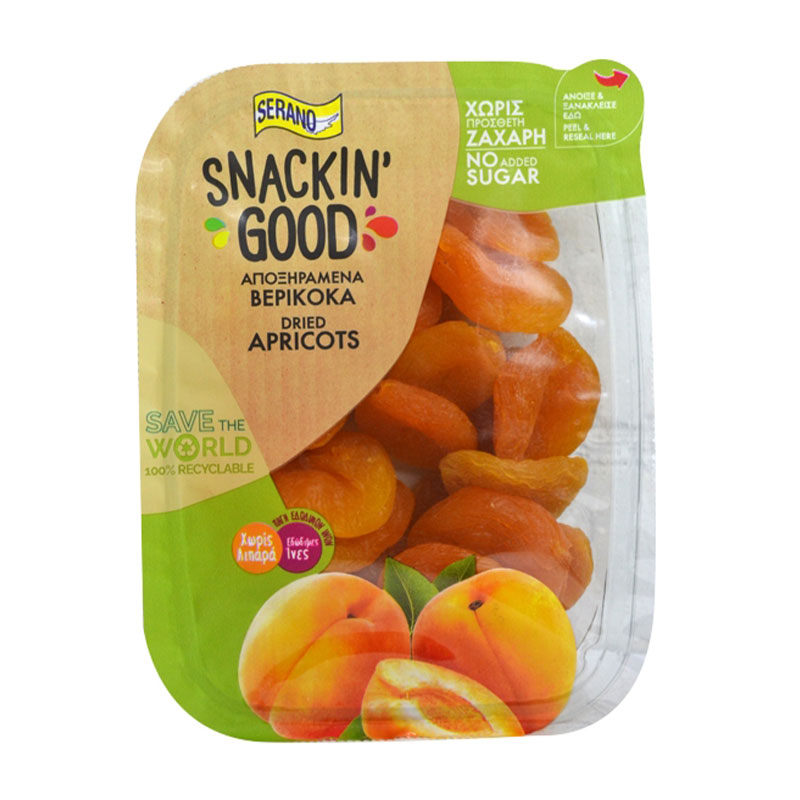 Serano Snacking Good Αποξηραμένα Βερίκοκα 250 g Serano Snacking Good Αποξηραμένα Βερίκοκα 250 g